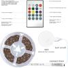 imageTenmiro LED Strip Lights Battery Powered1312ft Led Lights USB Powered for TVRGB 5050 Color Changing Led Lightswith Remote Led Lights for BedroomHome DecorationPartyCamping