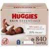 imageHuggies Skin Essentials Baby Wipes Hypoallergenic 99 Water 10 Flip Top Packs 560 Wipes TotalWhite
