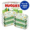 imageHuggies Natural Care Sensitive Baby Wipes Unscented Hypoallergenic 99 Purified Water 12 FlipTop Packs 768 Wipes Total Packaging May Vary56 Count Pack of 10