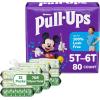imagePullUps Boys Training Pants ampamp Wipes Bundle PullUps Training Pants for Boys Size 5T6T 80ct ampamp Huggies Natural Care Sensitive Wipes Unscented 12 Packs 768 Wipes Total Packaging May VaryBoy
