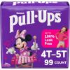 imagePullUps Girls Potty Training Pants Size 4T5T Training Underwear 3850 lbs 99 Count 3 Packs of 334T5T