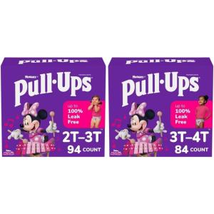 imageGirls Potty Training Pants Bundle PullUps Girls Potty Training Underwear Training Pants Size 2T3T 94 Ct ampamp Size 3T4T 84 Ct