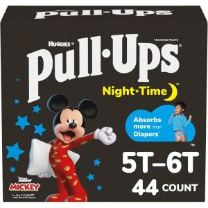 imagePullUps Boys NightTime Potty Training Pants Size 2T3T Overnight Training Underwear 1634 lbs 68 Ct5T6T