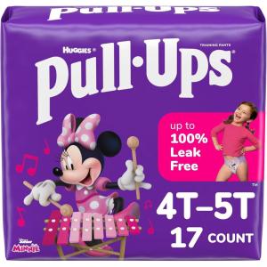 imagePullUps Girls Potty Training Pants Size 4T5T Training Underwear 3850 lbs 99 Count 3 Packs of 334T5T