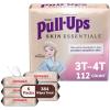 imageBundle of PullUps Girls Skin Essentials Potty Training Pants Training Underwear 4T5T 3850 lbs 99 Ct 3 Packs of 33  Baby Wipes 99 Water 6 Flip Top Packs 336 Wipes Total3T4T