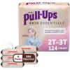 imageBundle of PullUps Girls Skin Essentials Potty Training Pants Training Underwear 4T5T 3850 lbs 99 Ct 3 Packs of 33  Baby Wipes 99 Water 6 Flip Top Packs 336 Wipes Total2T3T