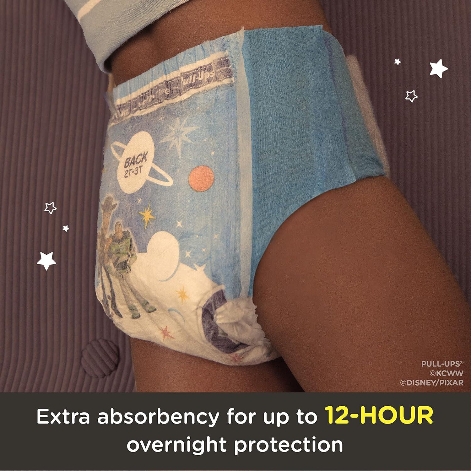 imagePullUps Boys Night Time Potty Training Pants Size 3T4T Overnight Training Underwear 3240 lbs 108 Ct2T  3T