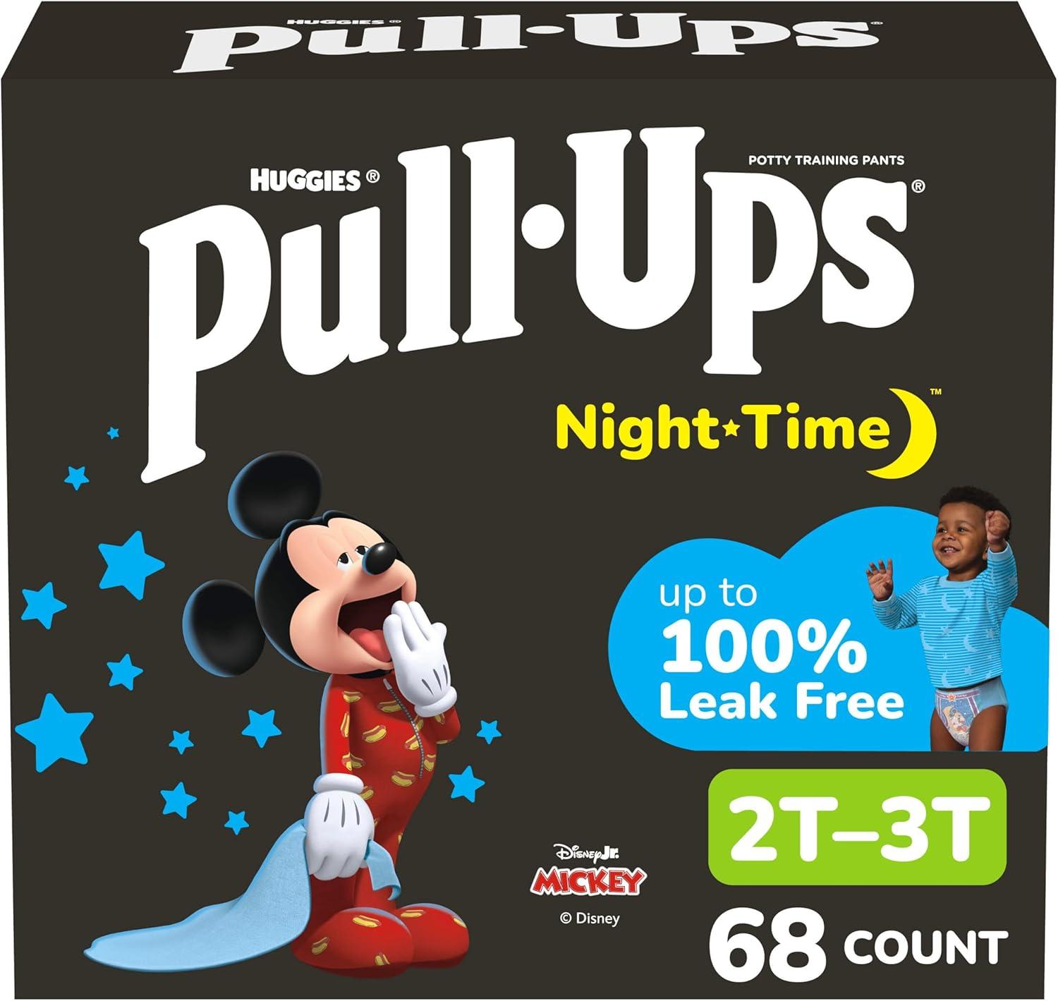 imagePullUps Boys Night Time Potty Training Pants Size 3T4T Overnight Training Underwear 3240 lbs 108 Ct2T  3T