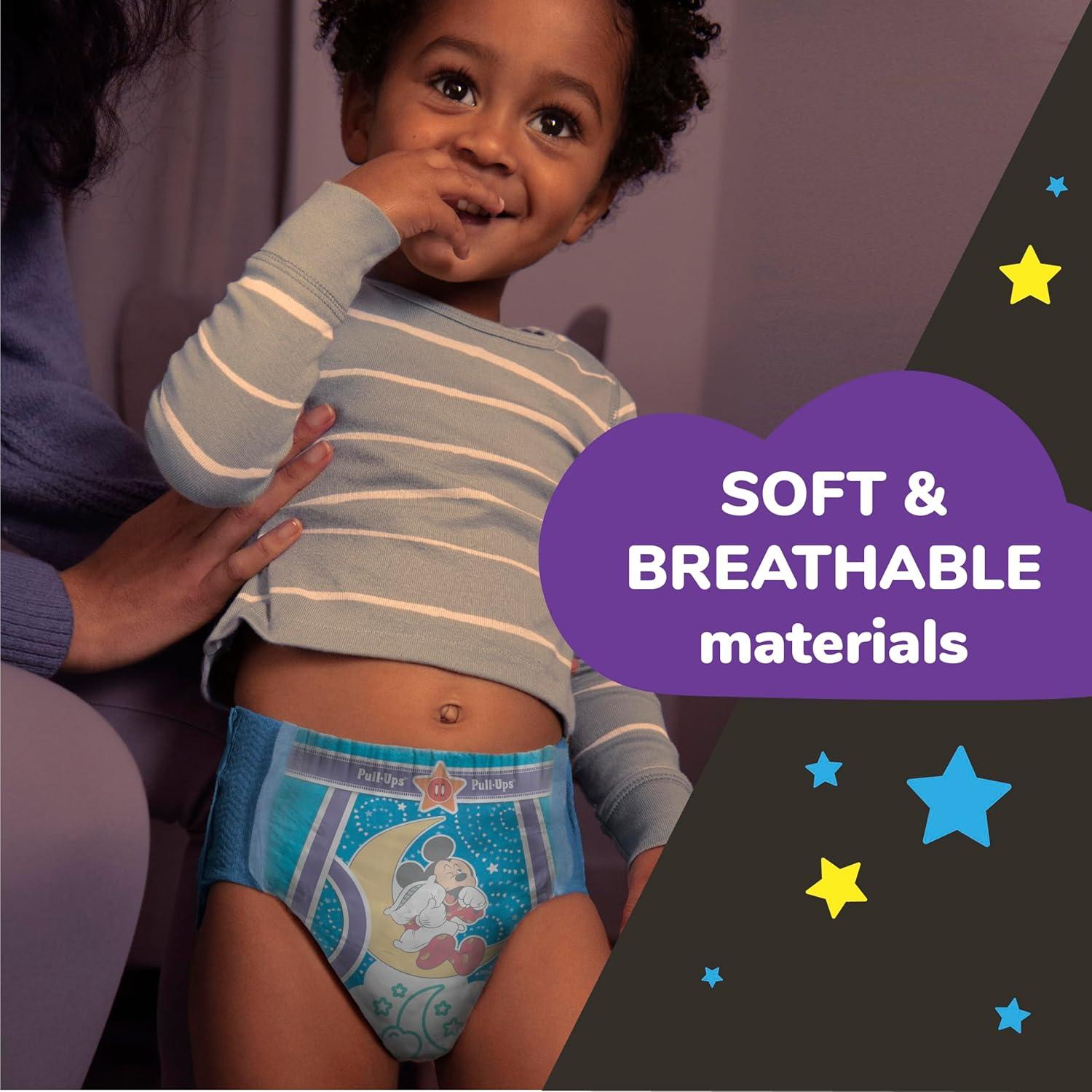 imagePullUps Boys Night Time Potty Training Pants Size 3T4T Overnight Training Underwear 3240 lbs 108 Ct2T3T