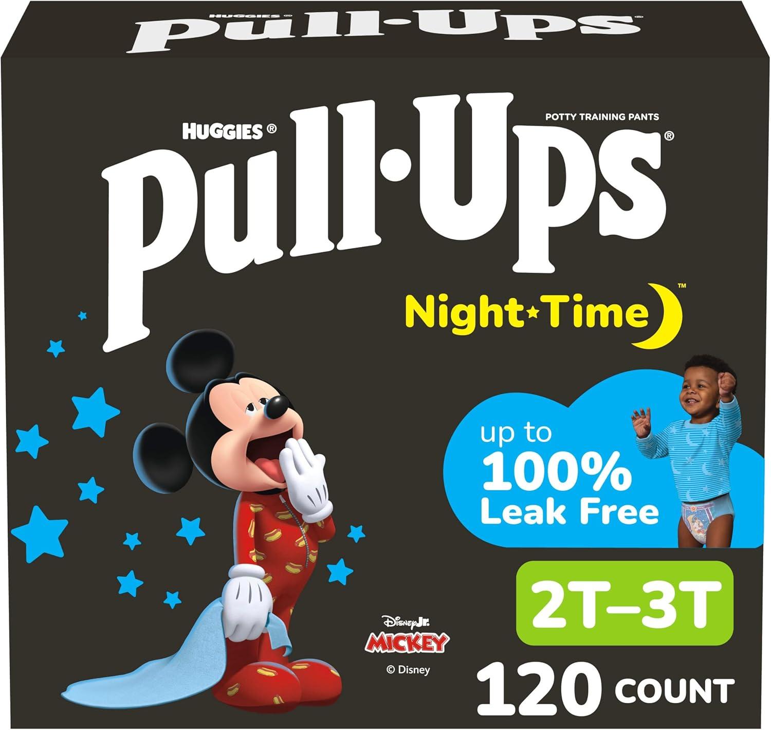 imagePullUps Boys Night Time Potty Training Pants Size 3T4T Overnight Training Underwear 3240 lbs 108 Ct2T3T