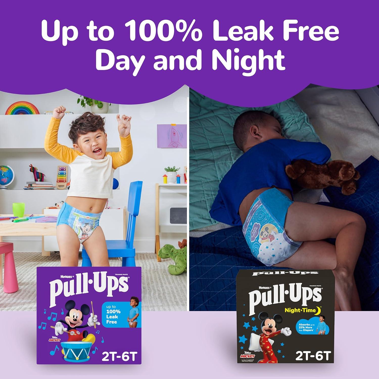 imagePullUps Boys Night Time Potty Training Pants Size 3T4T Overnight Training Underwear 3240 lbs 108 Ct4T5T