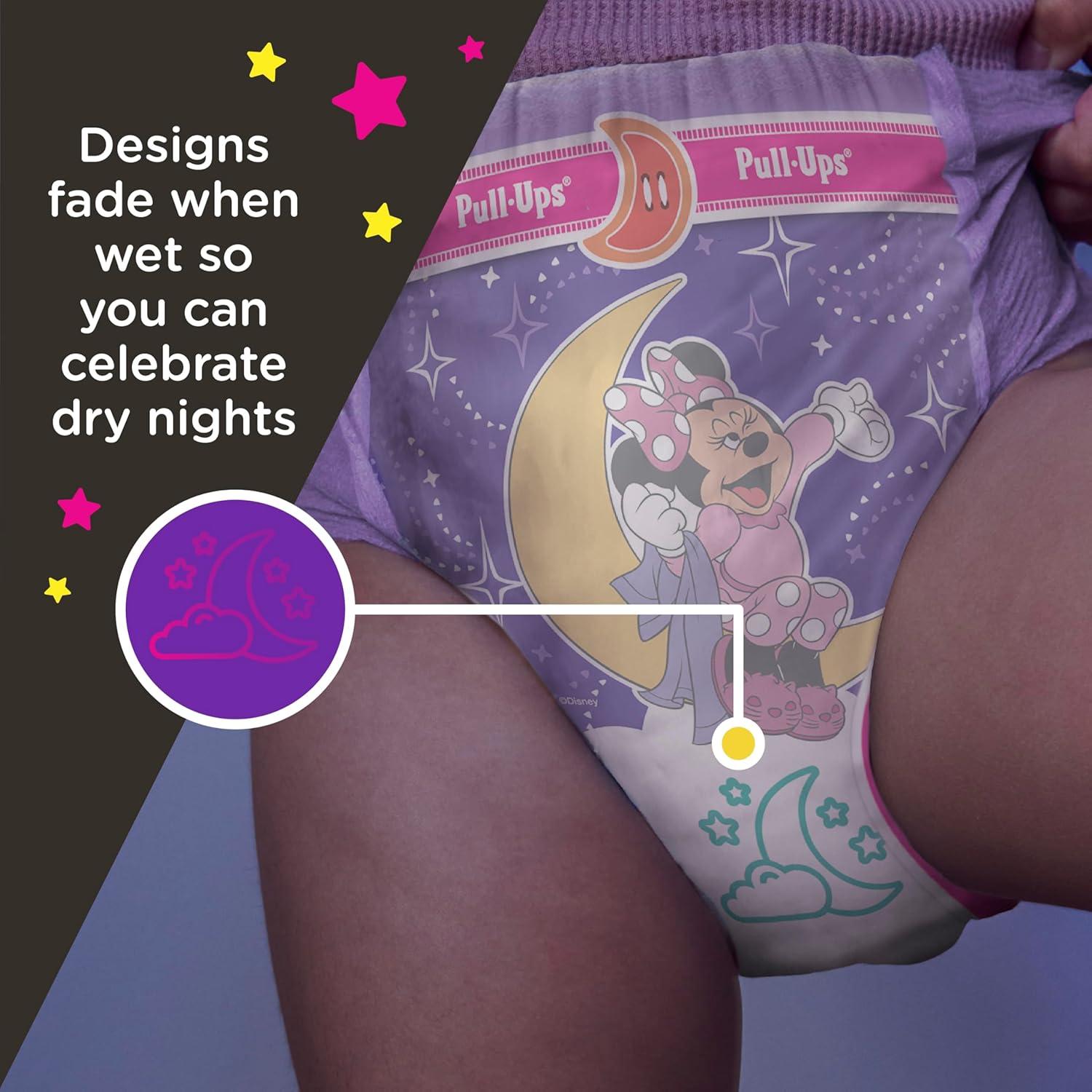 imagePullUps Girls NightTime Potty Training Pants Size 4T5T Overnight Training Underwear 3850 lbs 92 Ct2T3T