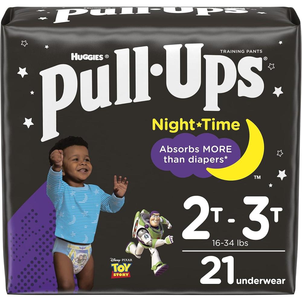 imagePullUps Boys Night Time Potty Training Pants Size 3T4T Overnight Training Underwear 3240 lbs 108 Ct2T3T