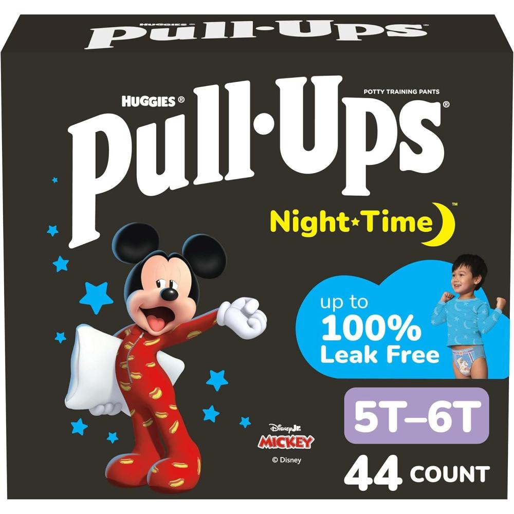 imagePullUps Boys Night Time Potty Training Pants Size 3T4T Overnight Training Underwear 3240 lbs 108 Ct5T6T