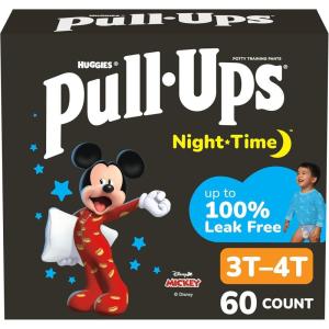 imagePullUps Boys Night Time Potty Training Pants Size 3T4T Overnight Training Underwear 3240 lbs 108 Ct3T  4T