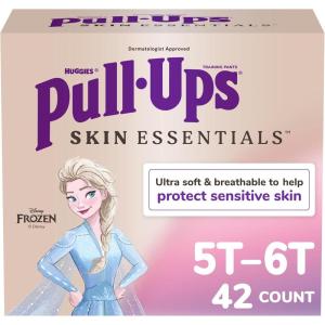 image:imagePullUps Girls Skin Essentials Potty Training Pants Training Underwear 5T6T 46 lbs 42 Ct5T6T