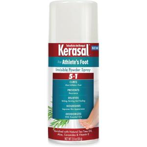 imageKerasal 5in1 Athletes Foot Silky Clear Gel 042 ozInvisible Powder Spray