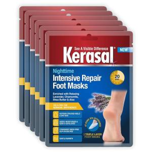 imageKerasal Intensive Repair Foot Mask Foot Mask for Cracked Heels and Dry Feet Single  Pair 1 Count6 Count Pack of 1