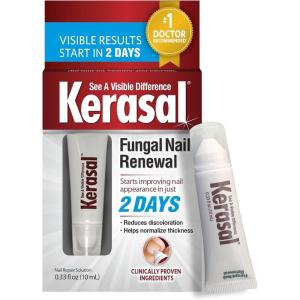 imageKerasal Nail Renewal and Nail File Combo Pack Restores Appearance of Discolored or Damaged Nails 5 Heavy Duty Nail Files 033 fl oz ClearNail Renewal
