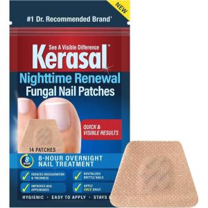 imageKerasal Nighttime Renewal Fungal Nail Patches  14 Patch 3 Pack  Overnight Nail Repair for Nail Fungus Damage 8Hour Nail Treatment Restores Healthy AppearanceNail Renewal Nighttime