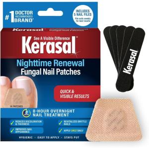 imageKerasal Nighttime Renewal Fungal Nail Patches  14 Patch 3 Pack  Overnight Nail Repair for Nail Fungus Damage 8Hour Nail Treatment Restores Healthy AppearanceNail Renewal Nighttime  5 Files