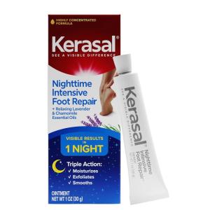 image:imageKerasal Intensive Foot Repair Cream with Lactic Acid Lavender amp Eucalyptus 4 ozNighttime Foot Repair Pack of 1