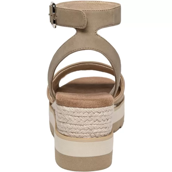 Athlefit Women's Platform Sandals Buckle Ankle Strap Open Toe Espadrille Wedge Sandals