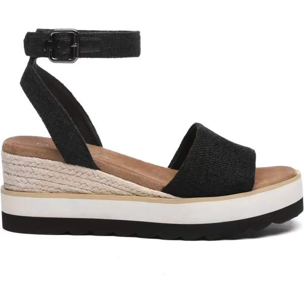 Athlefit Women's Platform Sandals Buckle Ankle Strap Open Toe Espadrille Wedge Sandals