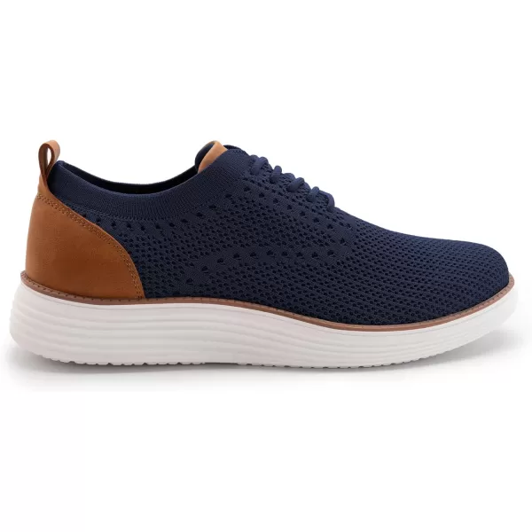 Athlefit Men's Fashion Dress Sneakers Mesh Breathable Oxfords Business Casual Walking Shoes