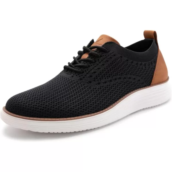 Athlefit Men's Fashion Dress Sneakers Mesh Breathable Oxfords Business Casual Walking Shoes