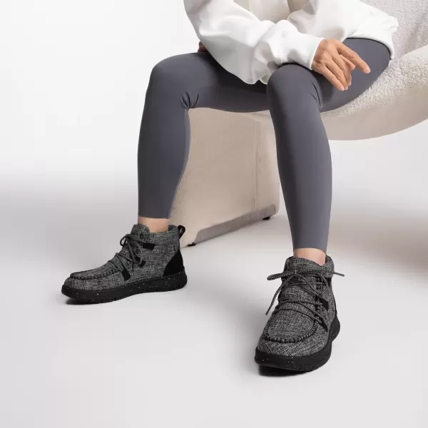 imageAthlefit Womens Lace Up Ankle Boots Casual Comfortable Lightweight Walking Flat Ankle Booties Boat ShoesFold Black
