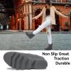 imageAthlefit Womens Wedge Ankle Boots Comfort SlipOn Waterproof Leather Platform BootiesGrey