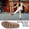 imageAthlefit Womens Wedge Ankle Boots Comfort SlipOn Waterproof Leather Platform BootiesKhaki