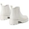 imageAthlefit Girls Ankle Boots Kids Comfortable Slip on Lug Sole Chelsea Booties for Toddler Little Kid Big KidsBeige