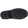 imageAthlefit Girls Ankle Boots Kids Comfortable Slip on Lug Sole Chelsea Booties for Toddler Little Kid Big KidsBlack