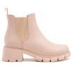 imageAthlefit Girls Ankle Boots Kids Comfortable Slip on Lug Sole Chelsea Booties for Toddler Little Kid Big KidsPink