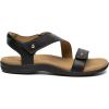 imageAthlefit Womens Comfortable Orthopedic Sandals with Arch Support Adjustable Walking Casual Orthotic SandalsBlack