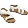 imageAthlefit Womens Comfortable Orthopedic Sandals with Arch Support Adjustable Walking Casual Orthotic SandalsWhite