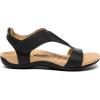 imageAthlefit Orthopedic Sandals for Women Comfortable Beach Orthotic Sandals with Arch SupportBlack