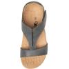 imageAthlefit Orthopedic Sandals for Women Comfortable Beach Orthotic Sandals with Arch SupportGrey