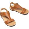 imageAthlefit Orthopedic Sandals for Women Comfortable Beach Orthotic Sandals with Arch SupportTan