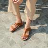 imageAthlefit Orthopedic Sandals for Women Comfortable Beach Orthotic Sandals with Arch SupportTan