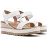 imageAthlefit Platform Sandals Women Espadrille Wedge Comfortable Ankle Strap Open Toe Sandals for WalkingWhite