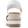 imageAthlefit Platform Sandals Women Espadrille Wedge Comfortable Ankle Strap Open Toe Sandals for WalkingWhite