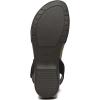 imageAthlefit Womens Closed Toe Sandals Comfort Cork Footbed Arch Support Flat SandalsBlack