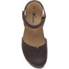imageAthlefit Womens Closed Toe Sandals Comfort Cork Footbed Arch Support Flat SandalsChocolate
