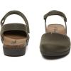 imageAthlefit Womens Closed Toe Sandals Comfort Cork Footbed Arch Support Flat SandalsIvy