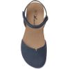 imageAthlefit Womens Closed Toe Sandals Comfort Cork Footbed Arch Support Flat SandalsNavy