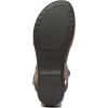 imageAthlefit Womens Closed Toe Sandals Comfort Cork Footbed Arch Support Flat SandalsTaupe
