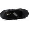 imageAthlefit Ballet Flats Shoes for Women Mary Jane Flats Bow Dressy Comfortable Round Toe Slip On Ballerina Flat ShoesBlack Pu